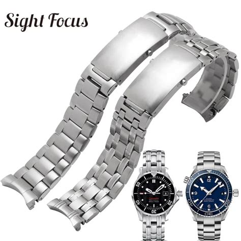 buy genuine omega watch straps|Omega Watch straps stainless steel.